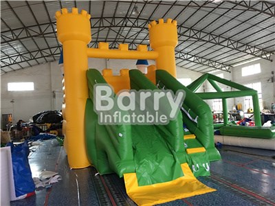 High Quality Children's Water Park Small Yellow Inflatable Slide For Pool BY-WS-077